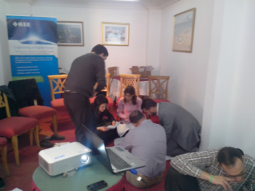 Brainstorming sessions during the second day